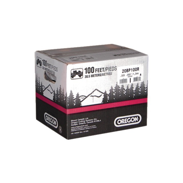 Chaine Tronconneuse Carree Oregon 21LPX Rouleau 100 Pieds .325"/ 1,5 référence fournisseur ORE21LPX100R